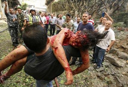 انفجار في منطقة الأشرفية-بيروت يودي بحياة العميد وسام الحسن وعدد من المواطنين  